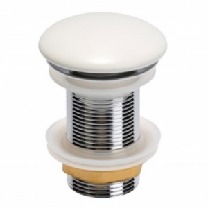 KLIP KLAP OKRUGLI MAT BELI ZA LAVABO BEZ PRELIVA