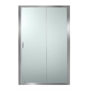OPAL 120 TUŠ VRATA (PARAVAN) VISINE 195 PROVIDNO KALJENO STAKLO 6mm HROM RAM – CONCEPT