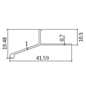 LAJSNA AL OKAPNICA 10mm MAT