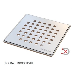 REŠETKA 15X15 KISELOOTPORNI INOX MASIV KOCKA – ISAFLEX
