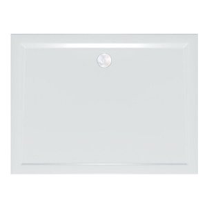 CANARY 100X100 BELA TUŠ KADA OD LIVENOG MERMERA VISINE 35mm POSTAVKA NA RAVAN POD – KOLPA SAN
