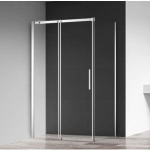TITAN 120X80 TUŠ KABINA VISINE 195 PROVIDNO STAKLO 8mm HROM RAM – CONCEPT