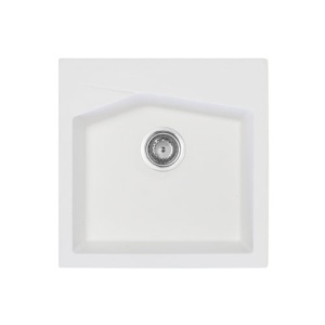 SUDOPERA GRANITNA XLINEA 50 BELA 500X500 SA SIFONOM fi90 METALAC