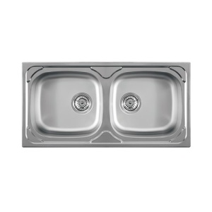 SUDOPERA INOX RELJEFNA LUNA 860X435 fi90 2D METALAC