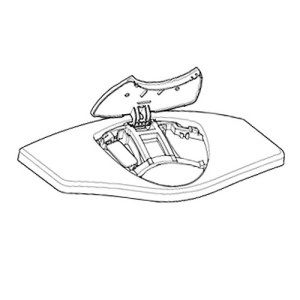 POKLOPAC ZA AP116 PLUS SA TIPKOM – GEBERIT