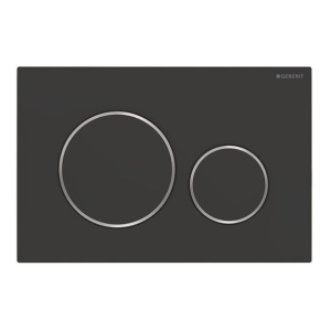 TASTER (TIPKA) SIGMA 20 MAT CRNA-HROM – GEBERIT