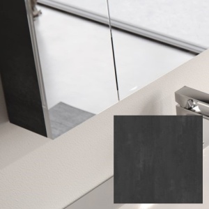 NAOMI 100 OGLEDALO SA ORMARIĆEM DARK CONCRETE (DC) – KOLPA SAN
