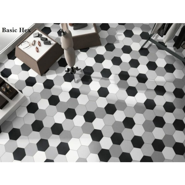 BLACK WHITE GREY HEX CERLAT