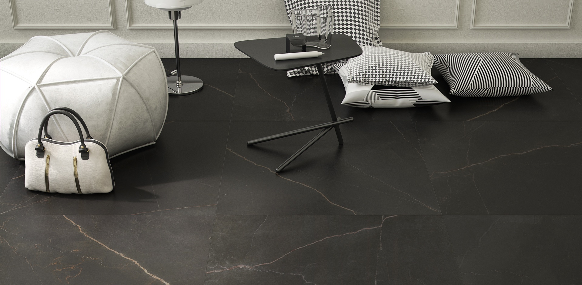 EMERITA DARK SHINE 60X60 ARGENTA